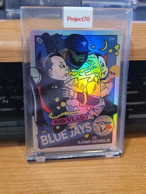 2021 Topps Project 70 Vladimir Guerrero Jr. Ermsy Rainbow Foil