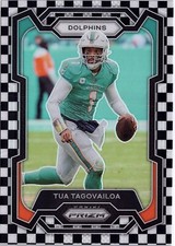2023 Prizm Football Black & White Checkerboard Prizm SSP Tua Tagovailoa Dolphins