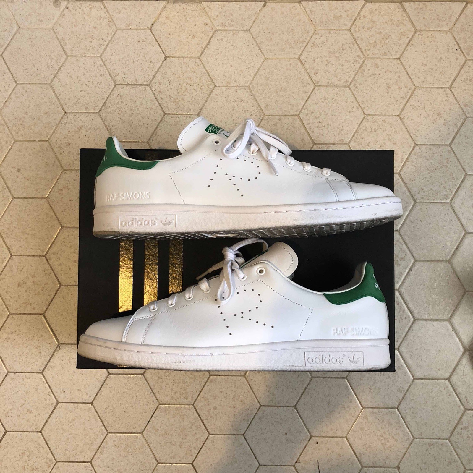 Adidas Raf Simmons Stan Smith Size 11 OG Green And White Adidas Raf Simmons Stan Smith Size 11 OG Green And White