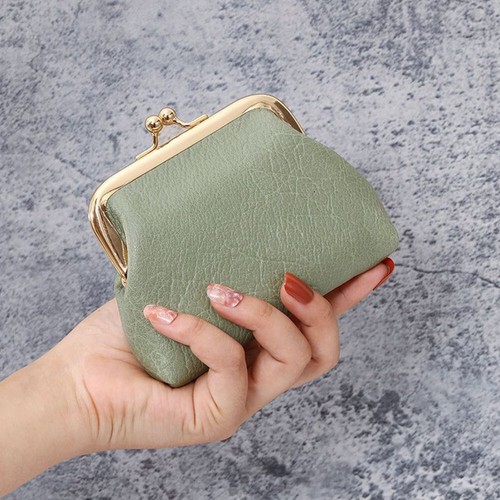 Leather Wallet Pouch Purse Coin Soft Women Clip Top Clutch Clasp Ladies Purses. - Picture 9 of 11