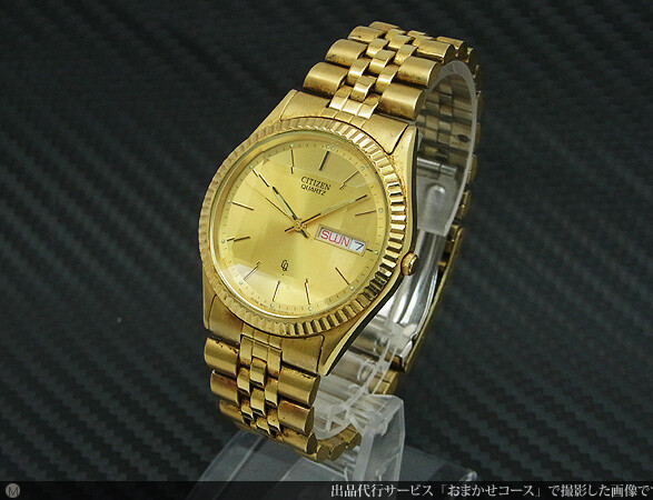 Citizen Wrist Watch Quartz 6100-K09320 5-sided cut glass Citizen Wrist Watch Quartz 6100-K09320 5-sided cut glass