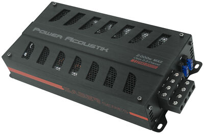 Power Acoustik SB2.2000D 2000 Watt 2-Channel Amplifier Class D Amp