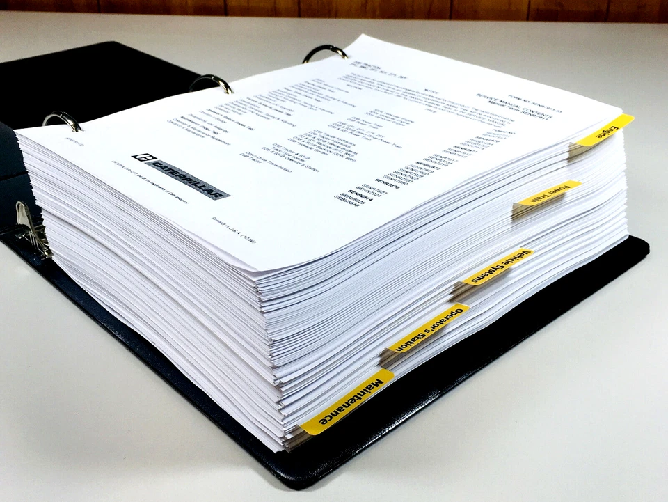 Manual de servicio para reparación de excavadora tractor sobre orugas Cat Caterpillar D3B 24Y 27Y 28Y Foto 4 de 4