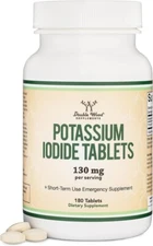 DoubleWood Potassium + Iodide 130Mg Thyroid Support 180 ct, Exp 02/26