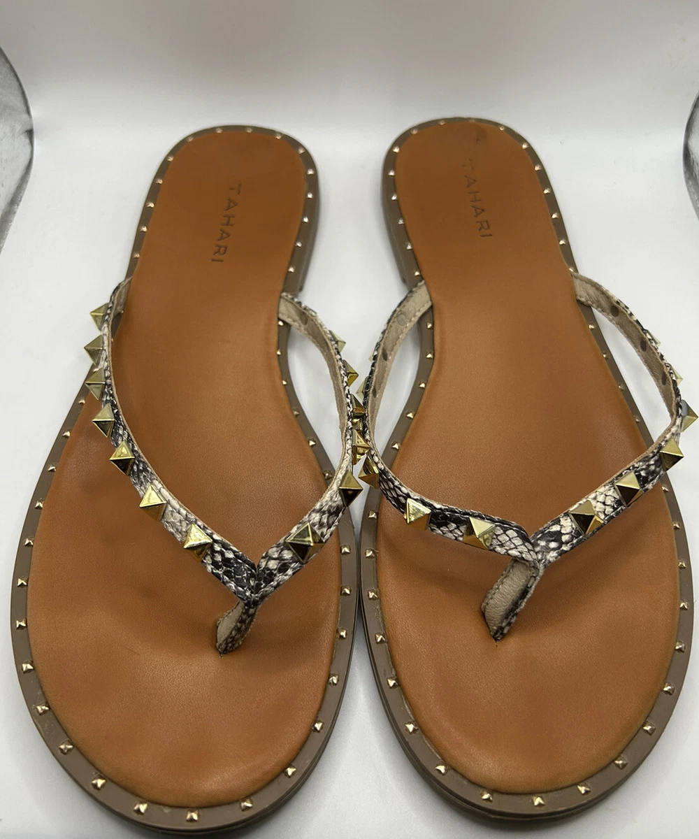 Tahari flip flops hot sale