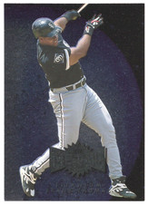 RED029 1996 Metal Universe Titanium #8 Frank Thomas Chicago White Sox