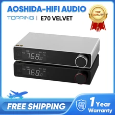 TOPPING E70 VELVET AK4191 AK4499EX USB DAC XMOS XU316 Bluetooth 5.1 LDAC Decoder