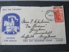NEW ZEALAND FDC HEALTH 1937 with HATAITAI CANCEL