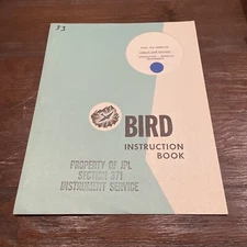 Bird Electronic Model 81B Termaline Coaxial Load Resistor Installation-Operation