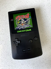 Nintendo Gameboy Color Colour Game Boy Backlit IPS Q5 Laminated GBC TRIPLE BLACK
