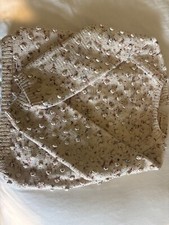 Stunning Misha and Puff Merino Wool Confetti Popcorn Sweater kids 7-8y