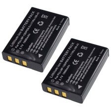 2x NP-120 NP120 Li-ion Battery For FUJIFILM Fuji FinePix F10 F11 Camera 1800mAh