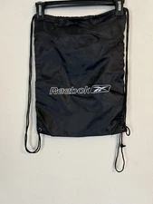 Black Reebok Drawstring Shoe Bag Backpack.