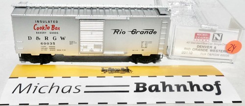 D&RW 60035 40´ Boxcar Micro Trains Line 20110 N 1:160 OVP ∆24 å | Zustand: Gebraucht