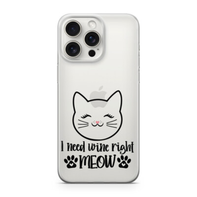 Sunny-Case Handyhülle für iphone 6 PLUS i need wine meow Nr.768 Hautier Pet Ka