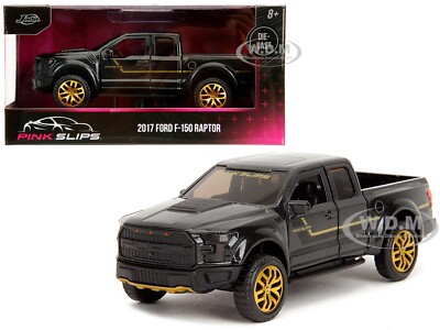 2017 FORD F-150 RAPTOR PICKUP BLACK 1/32 DIECAST MODEL CAR BY JADA 35361