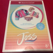 American Girl Doll 2020  Goty Joss's Surf & Swim Set New/ Sealed *N* Box