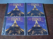 4-Disc Set First Class French Language Audio Lessons CD-ROM 3 new/seale