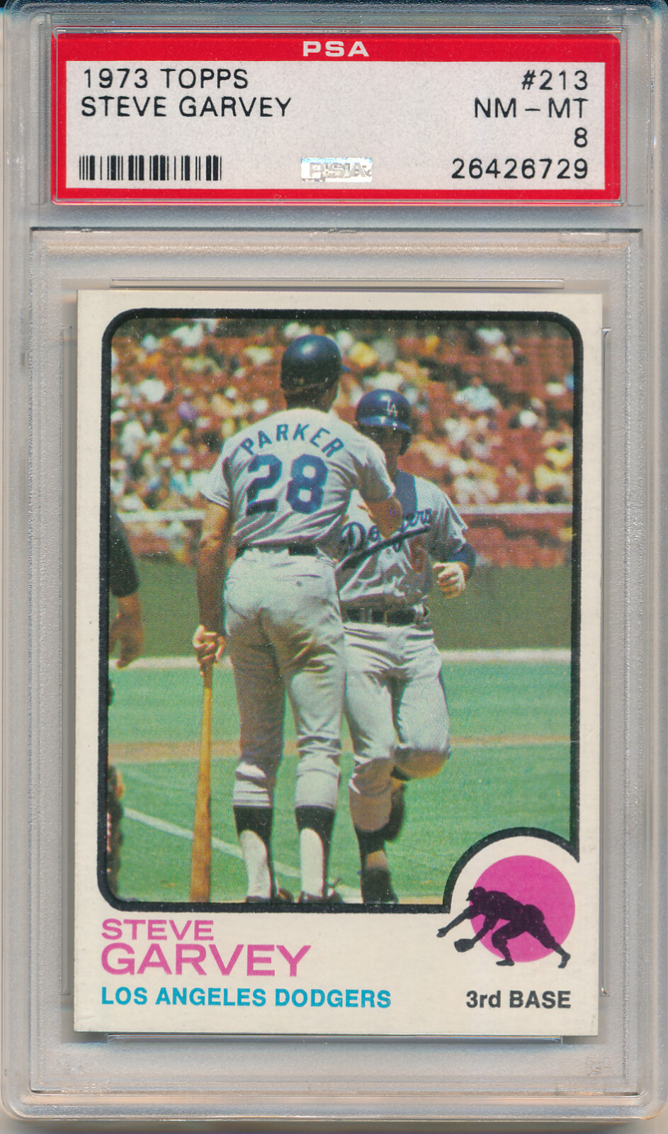 1973 Topps Steve Garvey (#213) PSA8 PSA