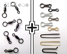 Lead loops and swivels Large Big eye Lead making multi pack All loop styles HLS