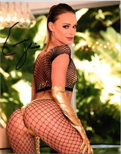 Emma Hix Sexy Hot Autographed Signed 8x10 Photo Adult Model COA Proof 25 29