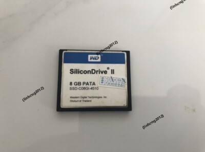 1PCS WD CF SiliconDrive II CF 8GB CompactFlash PATA CF CARD SSD-C08GI-4510