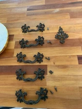 Antique French Provincial Dresser Pulls