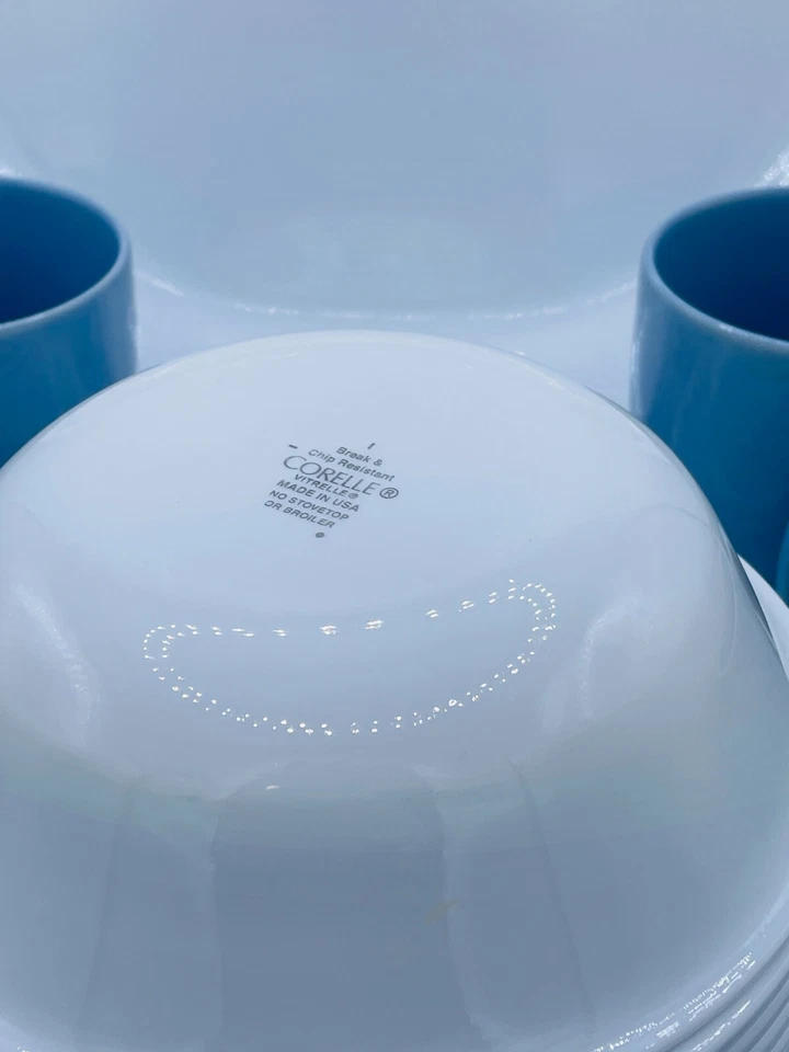 Juego de vajilla Corelle Country Cottage 25 piezas con platos de almuerzo platos tazas servir 4 Foto 2 de 4