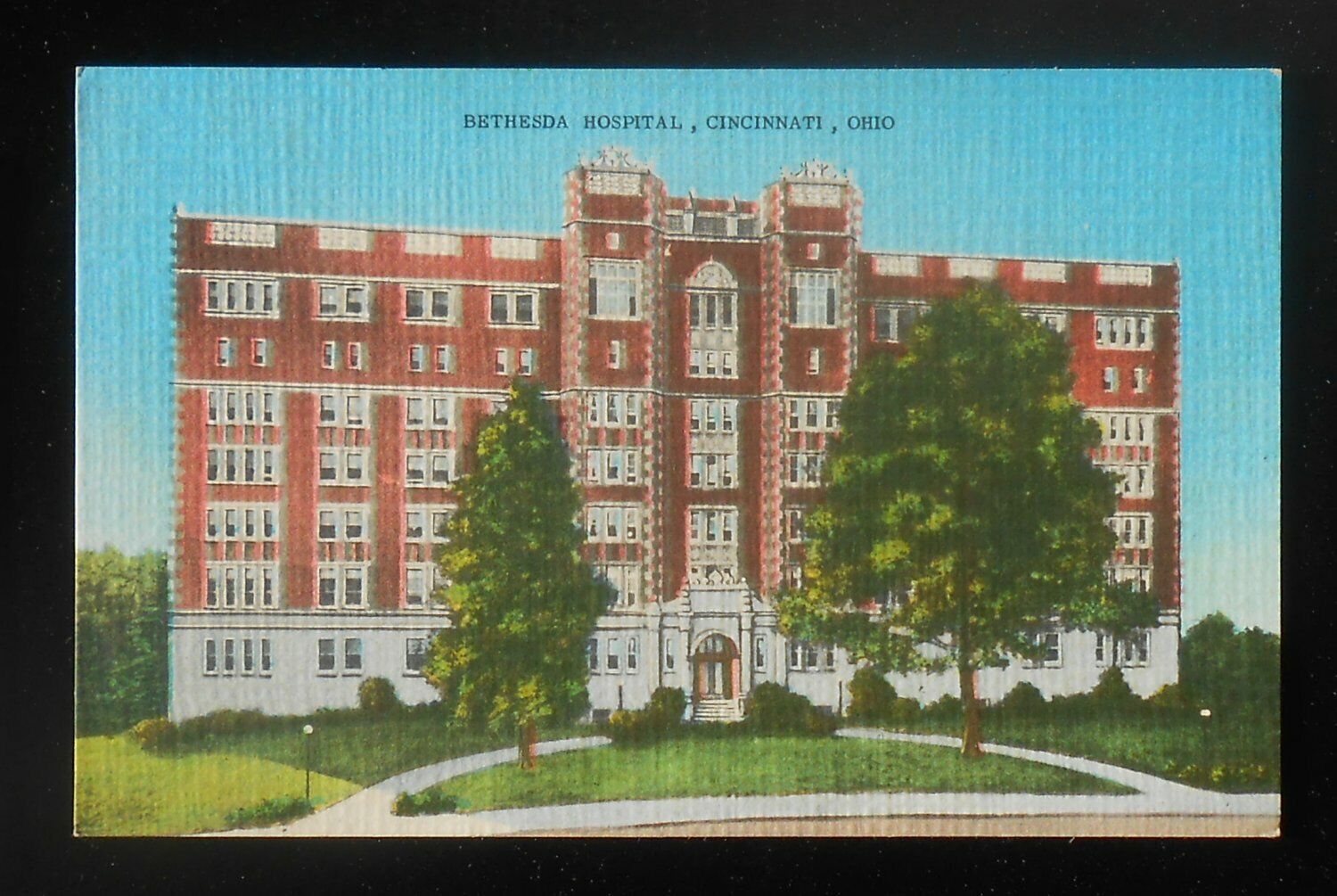 1930s Bethesda Hospital Cincinnati OH Hamilton Co Postcard Ohio