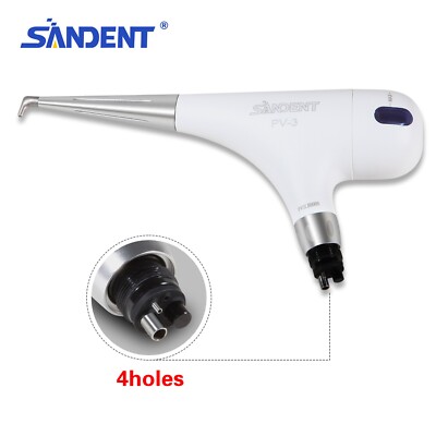 Dental Air Polisher Flow Teeth Polishing Handpiece Hygiene Prophy Jet 4 H &Tip