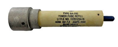 Westinghouse BA-200 117D123A16 Power Fuse Refill Industrial Replacement Fuse