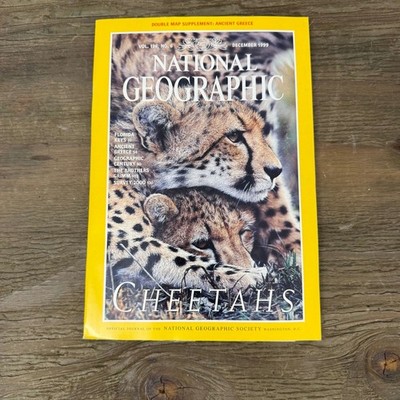 National Geographic Magazine Cheetahs Dec 1999 Vol 196 No 6 Ancient Greece