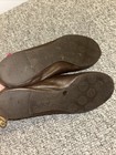 Tory Burch Womens Ballet Reva Flats, Brown Leather, Gold TB Emblem, Size 9.5 — photo 8
