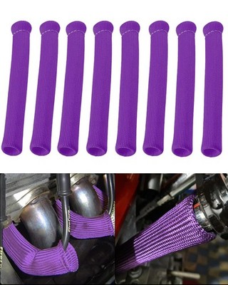 Spark Plug Wire Heat Sleeve 2500F 6in 8Pcs LS1 LS2 SBC BBC Car Truck