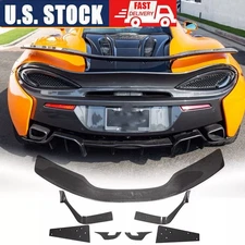 REAL CARBON Rear Trunk Spoiler Sport Wing Fit For McLaren 540C 570S 570GT 15-19