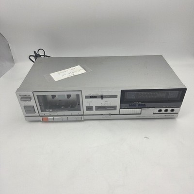 Vintage Hitachi D-E2 Stereo Cassette Tape Deck Dolby NR Made in Japan Powers On