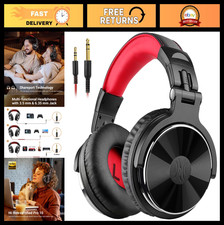 Wired Over Ear Headphones for Studio Monitoring & Mixing, 50mm Drivers, 1/4 to 3
