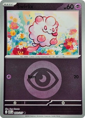 Swirlix (Energy Symbol Pattern) [ASC - 093/217]NMCommon Stock Image