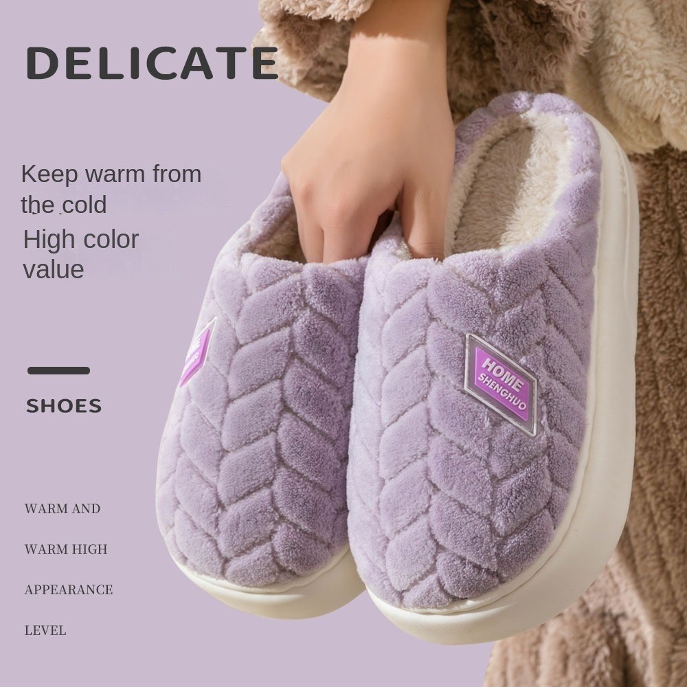 APL Pantofole soffici fondo spesso scarpe donna invernali indoor home
