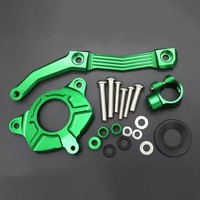 Z1000 Motorrad ZubehöR LenkungsdäMpfer Stabilizer Halterung Montage-Kit GrüN