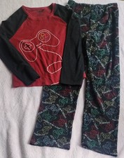 Little Rebels Fleece Gamer Pajamas Size 12