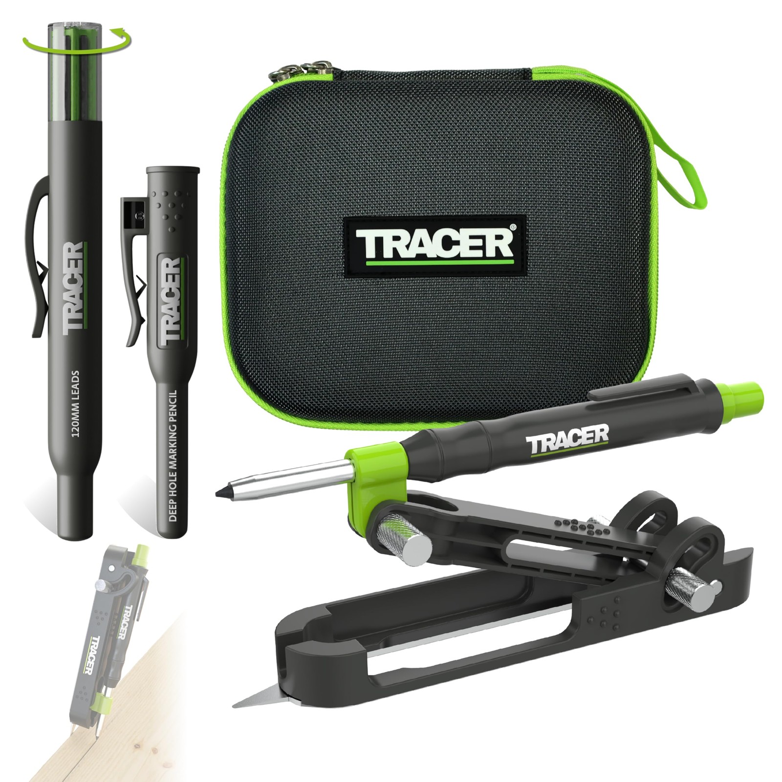 Tracer APST2 ProScribe Tool Complete With Deep Hole Pencil + Leads - Image 6