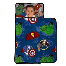 Avengers Kids' Fight the Foes Toddler Nap Mat 46"x35.5" Marvel Heroes