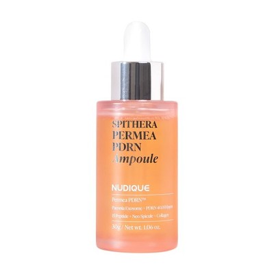 NUDIQUE PDRN Face Ampoule with Salmon DNA & Exosomes   Korean Glass Skin Seru...