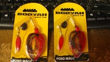 Booyah spinnerbait, "pond magic", 2 ct, nip, 3/16 oz, free shipping