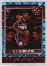 2024-25 Panini NBA Hoops Rookies Teal Explosion Bub Carrington #244 7wk
