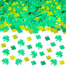 St. Patrick'S Day Shamrock Confetti, St Patricks Day Table Decorations Green Sha