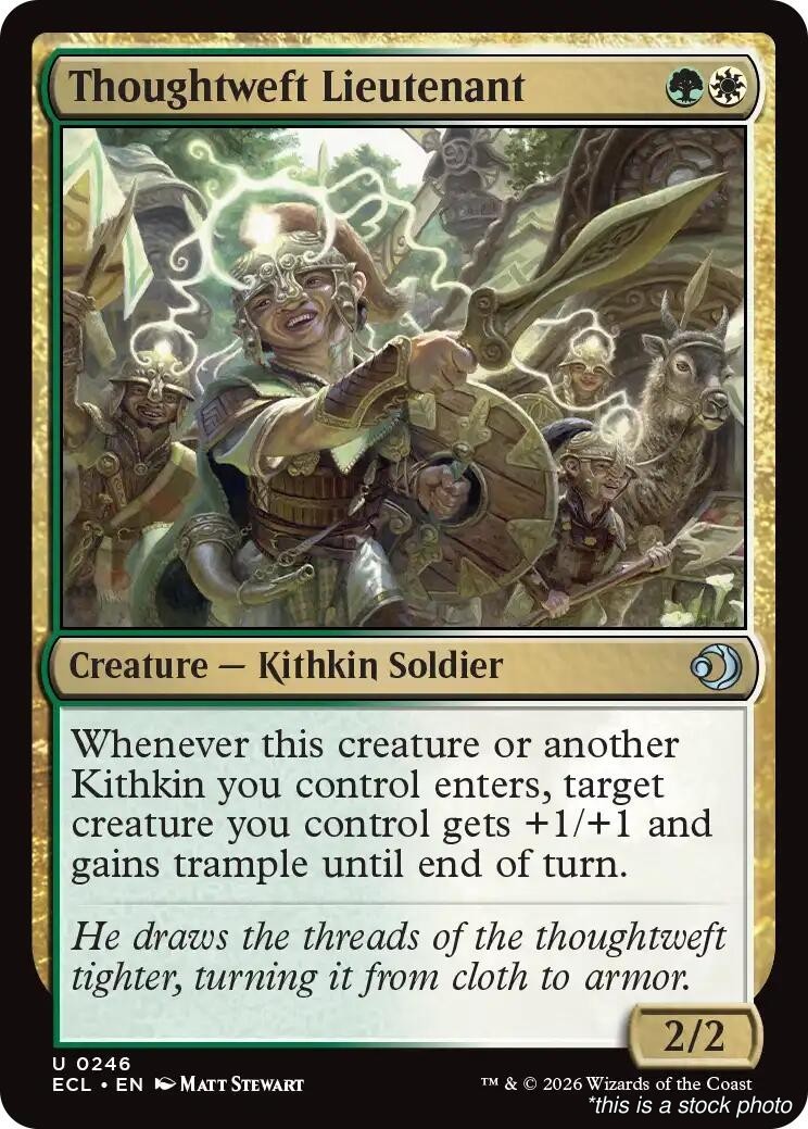 Thoughtweft Lieutenant (ECL 246) Normal, Lorwyn Eclipsed, MTG