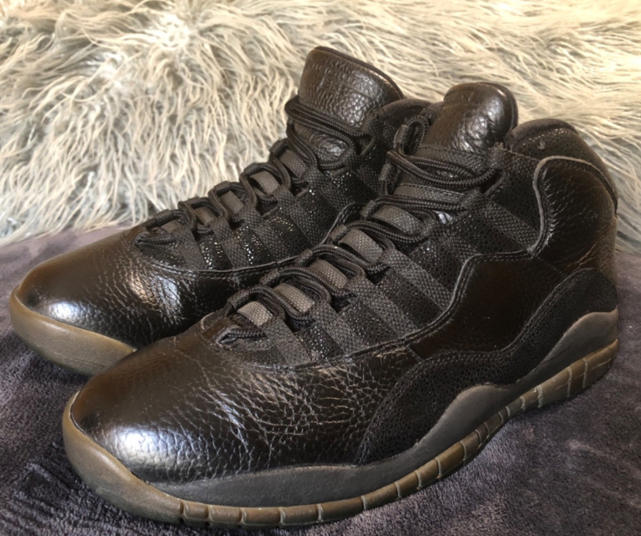 Size 11.5 - OVO x Air Jordan 10 Retro Black image 2