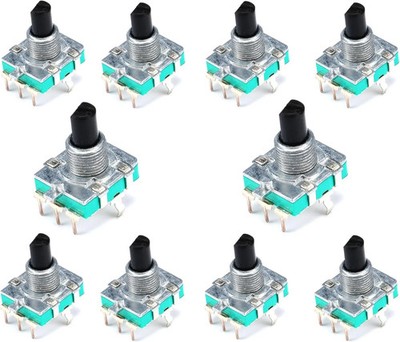 10Pcs EC16 360 Degree Rotary Encoder Code Switch Digital Potentiometer E16 Audio
